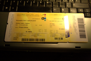 Porcupine Tree, 7 Novembre, Padova